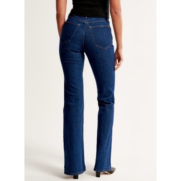 Abercrombie & Fitch The Vintage Flare High Rise Jean Blue Size 25/0 Long - Picture 4 of 16